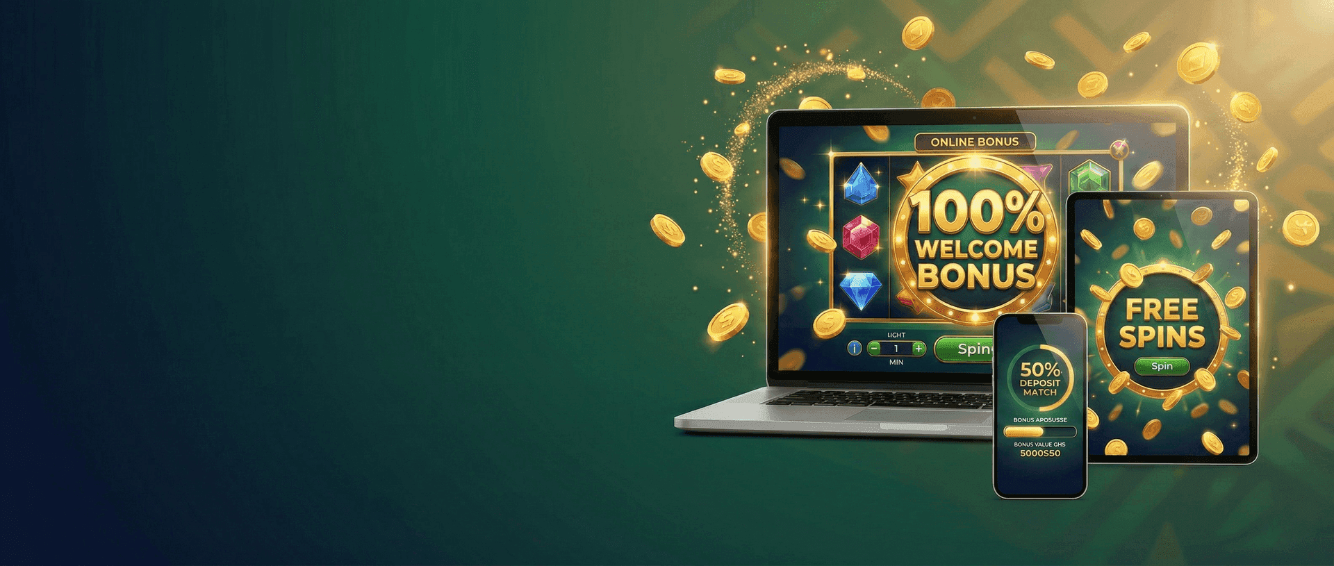 Best online casino bonus Ghana 2026 welcome offers real money platform