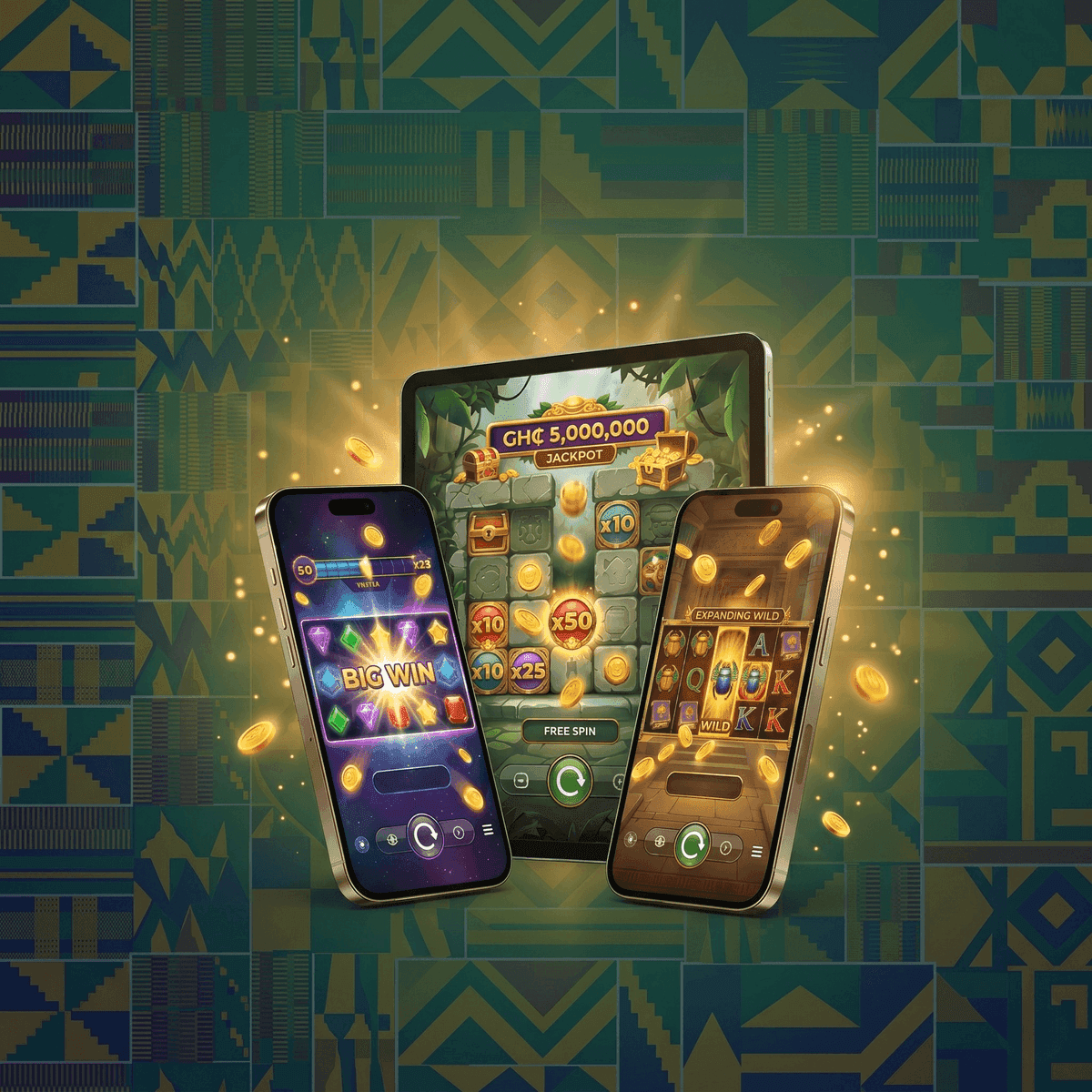Mobile casino Ghana smartphone real money gambling app