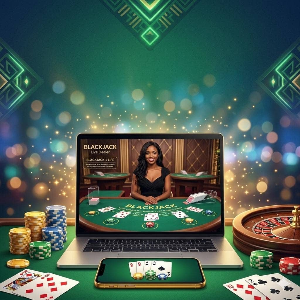 Live casino app Ghana mobile real money dealer games on smartphone