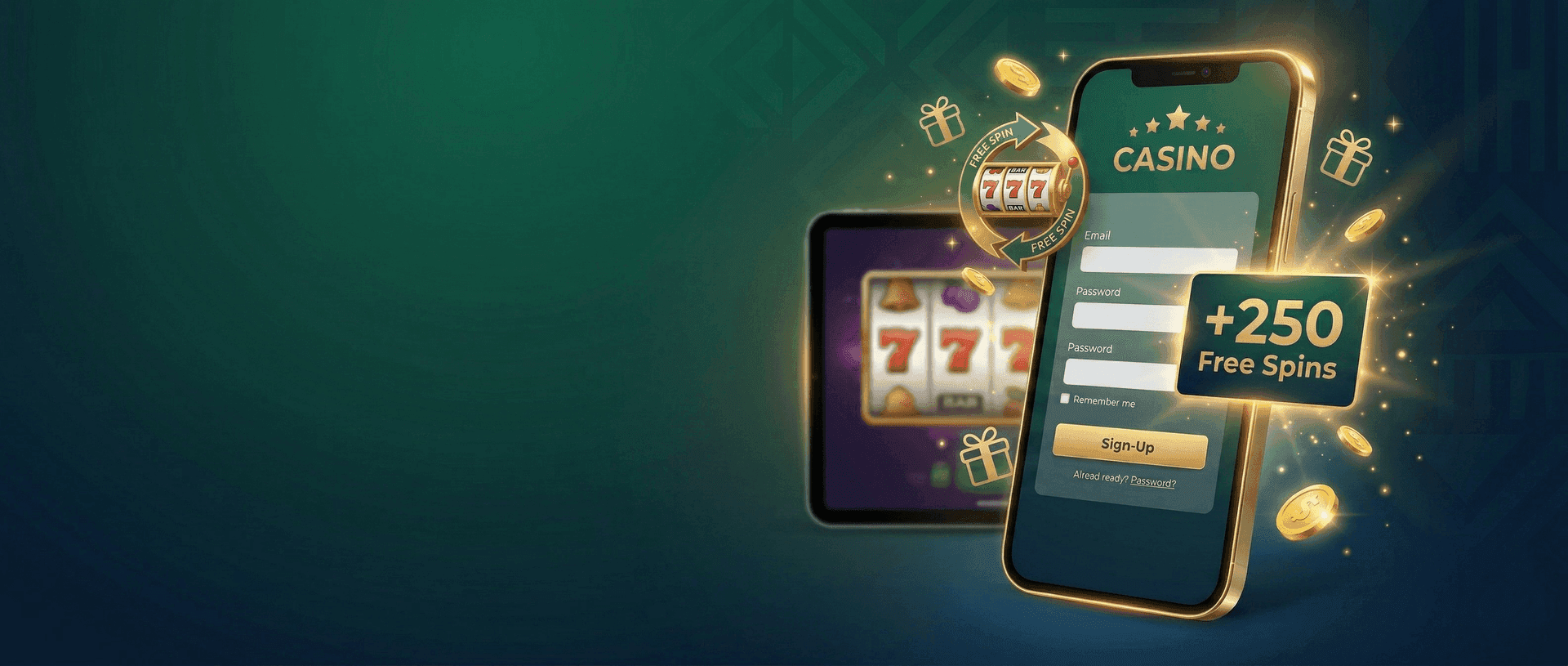 Best sign up bonus casino Ghana free registration offers real money platform