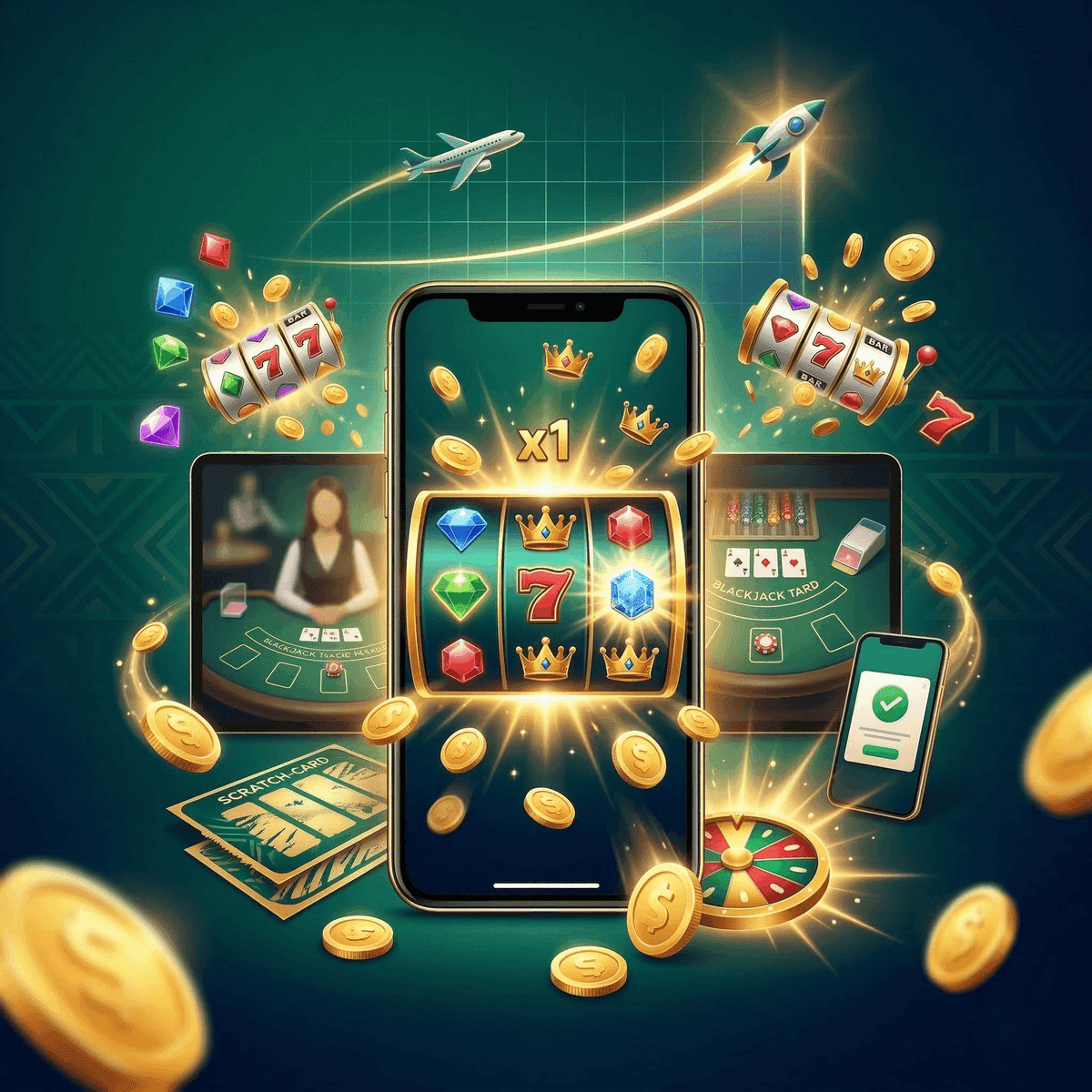 Mobile casino games Ghana smartphone real money gaming