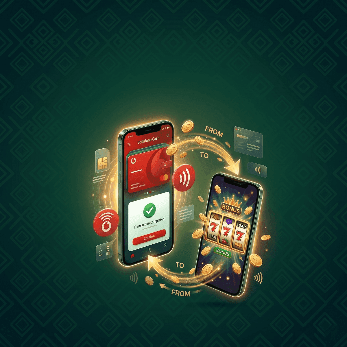 Mobile Vodafone Cash Telecel Cash Ghana smartphone deposit