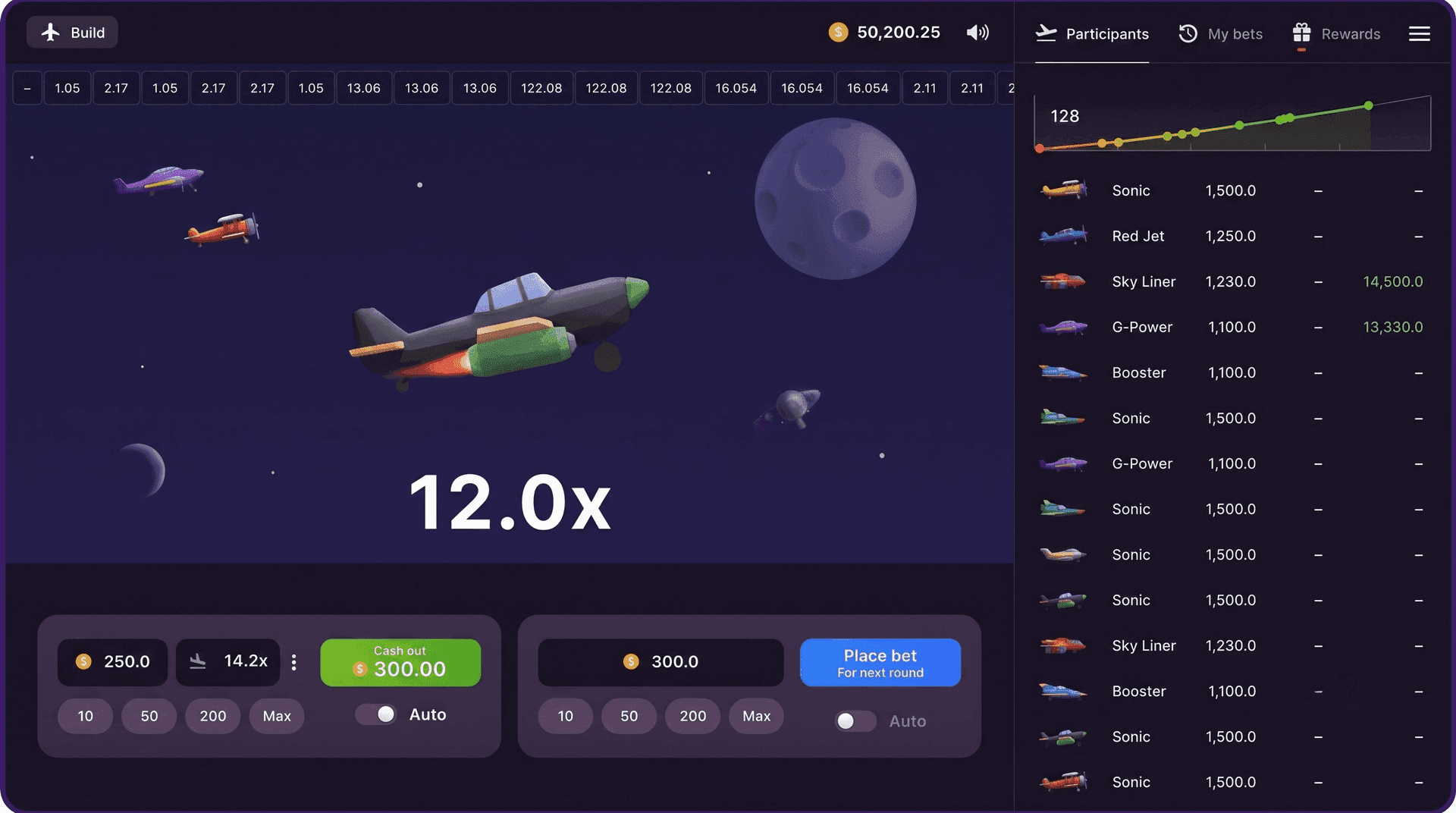 Aviatrix crash game interface NFT jet multiplier cash out Ghana