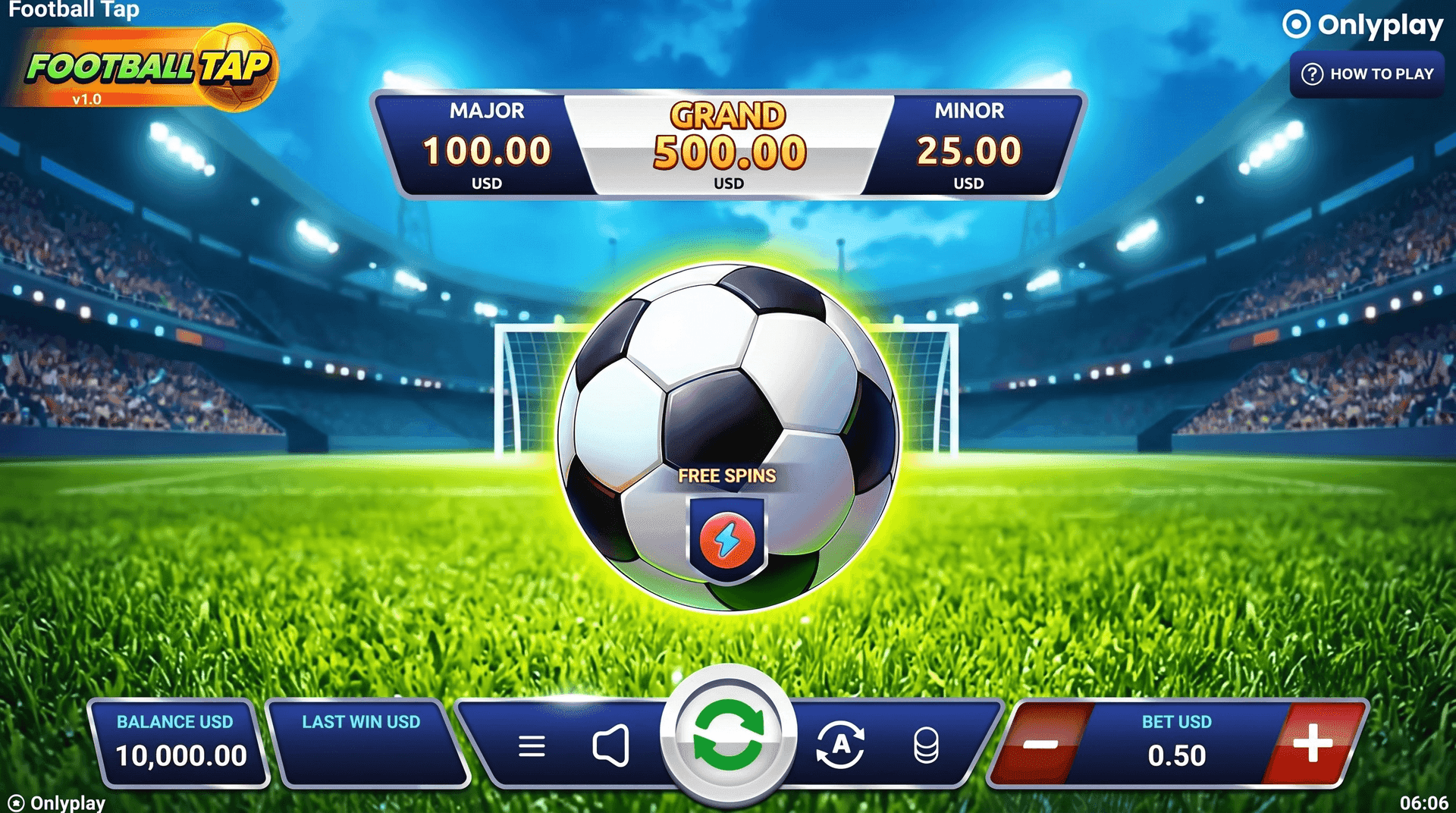 Football Tap game interface penalty shootout goals multipliers Ghana