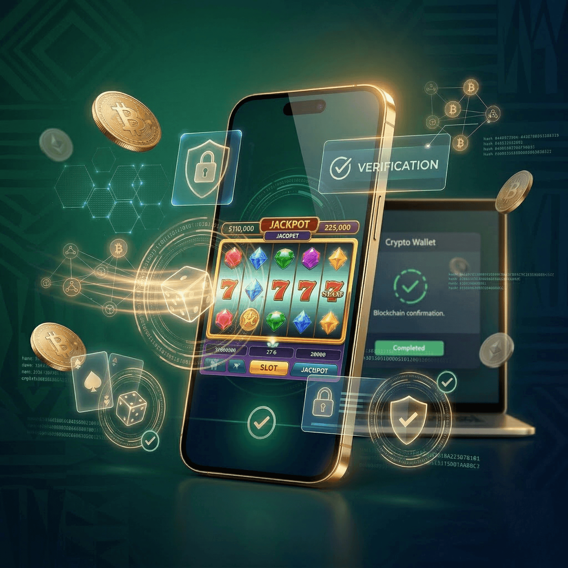 Crypto casino mobile provably fair games Ghana smartphone