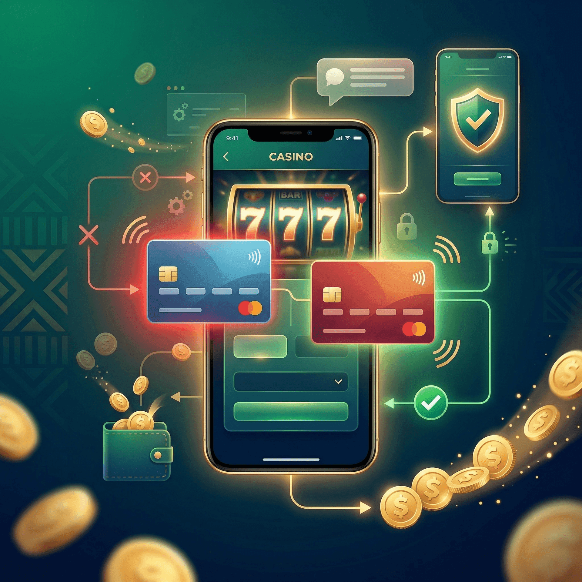 Mobile Visa Mastercard Ghana smartphone secure