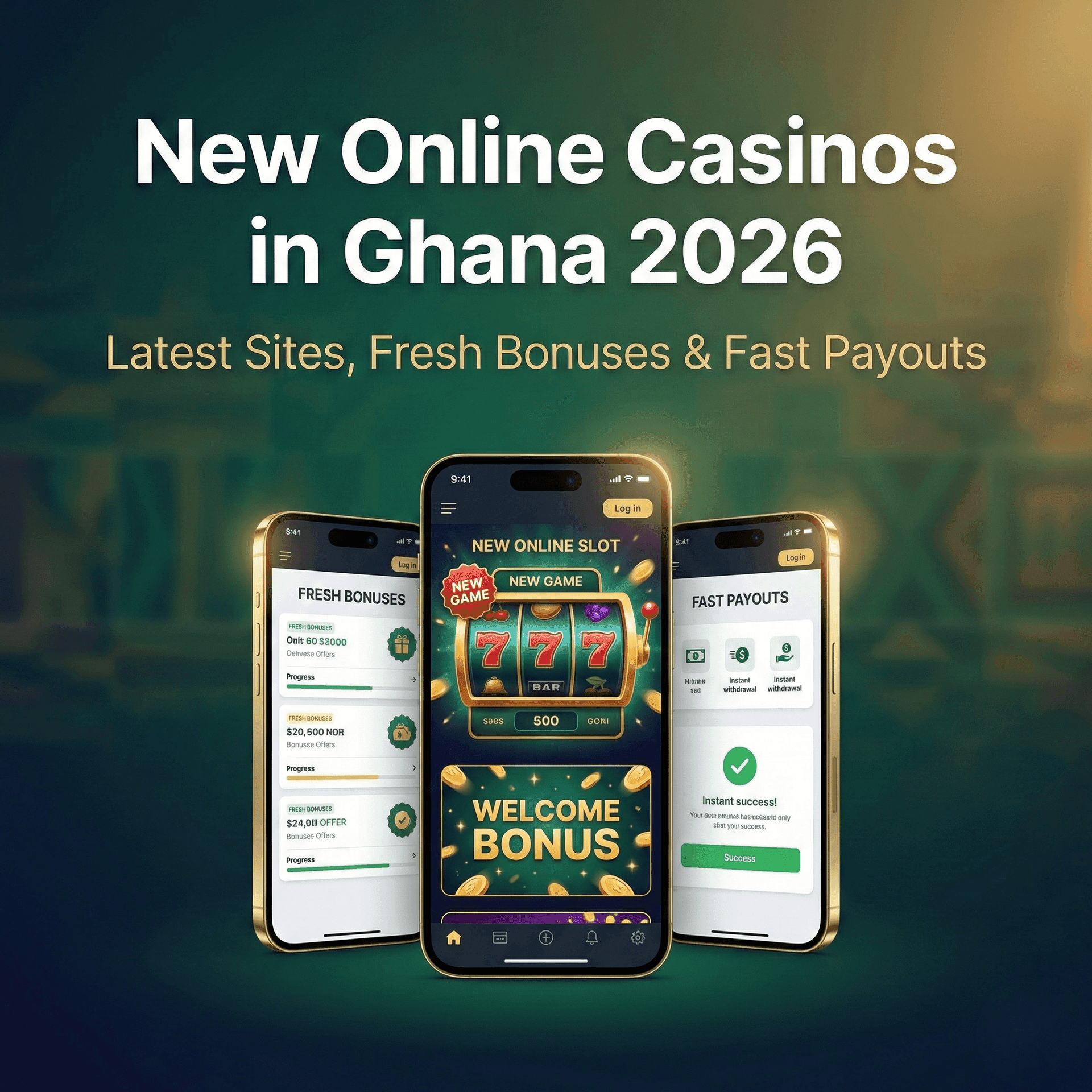 Newest online casino mobile Ghana smartphone app