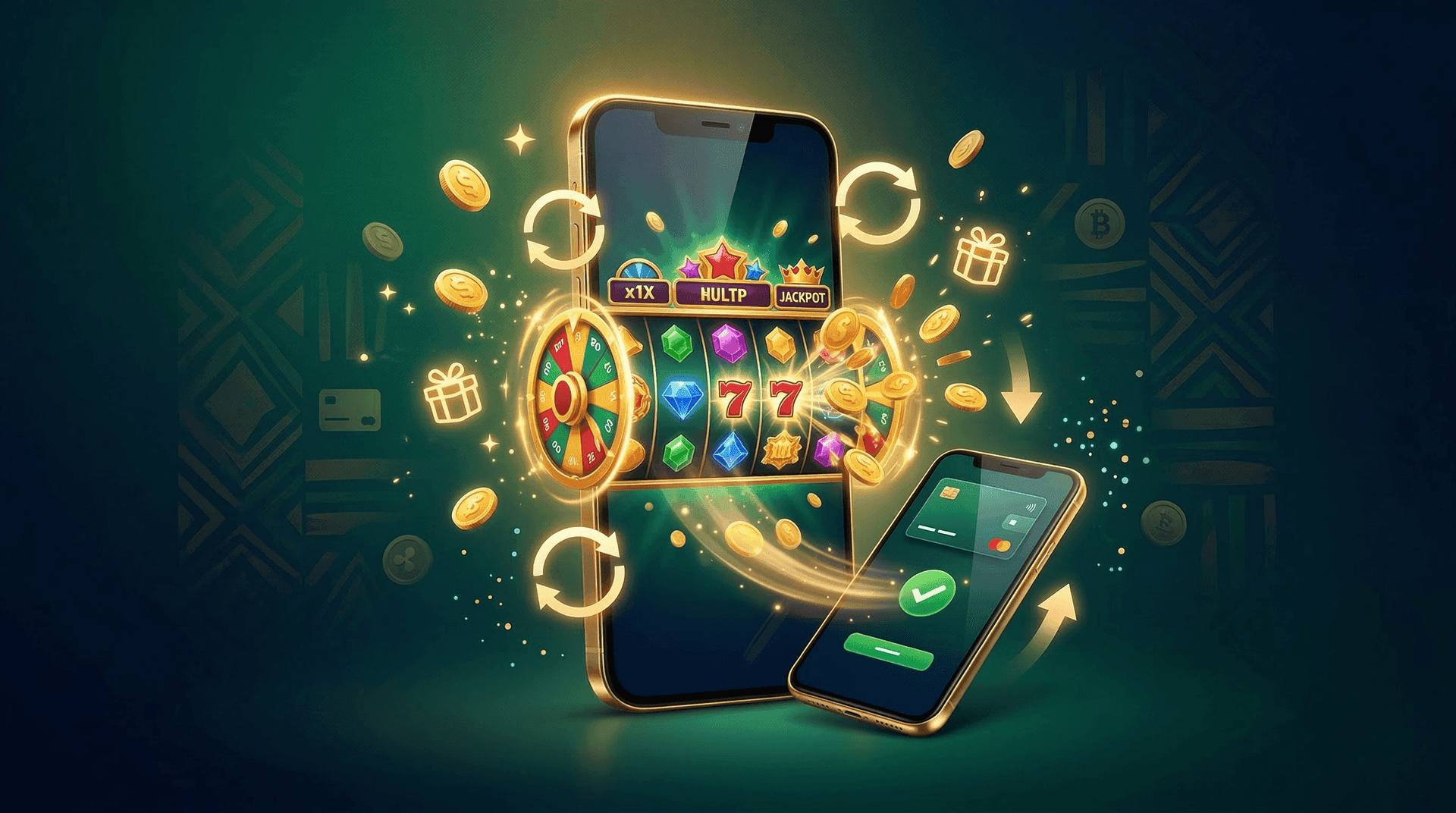 No deposit casino Ghana free spins mobile money withdrawal real money