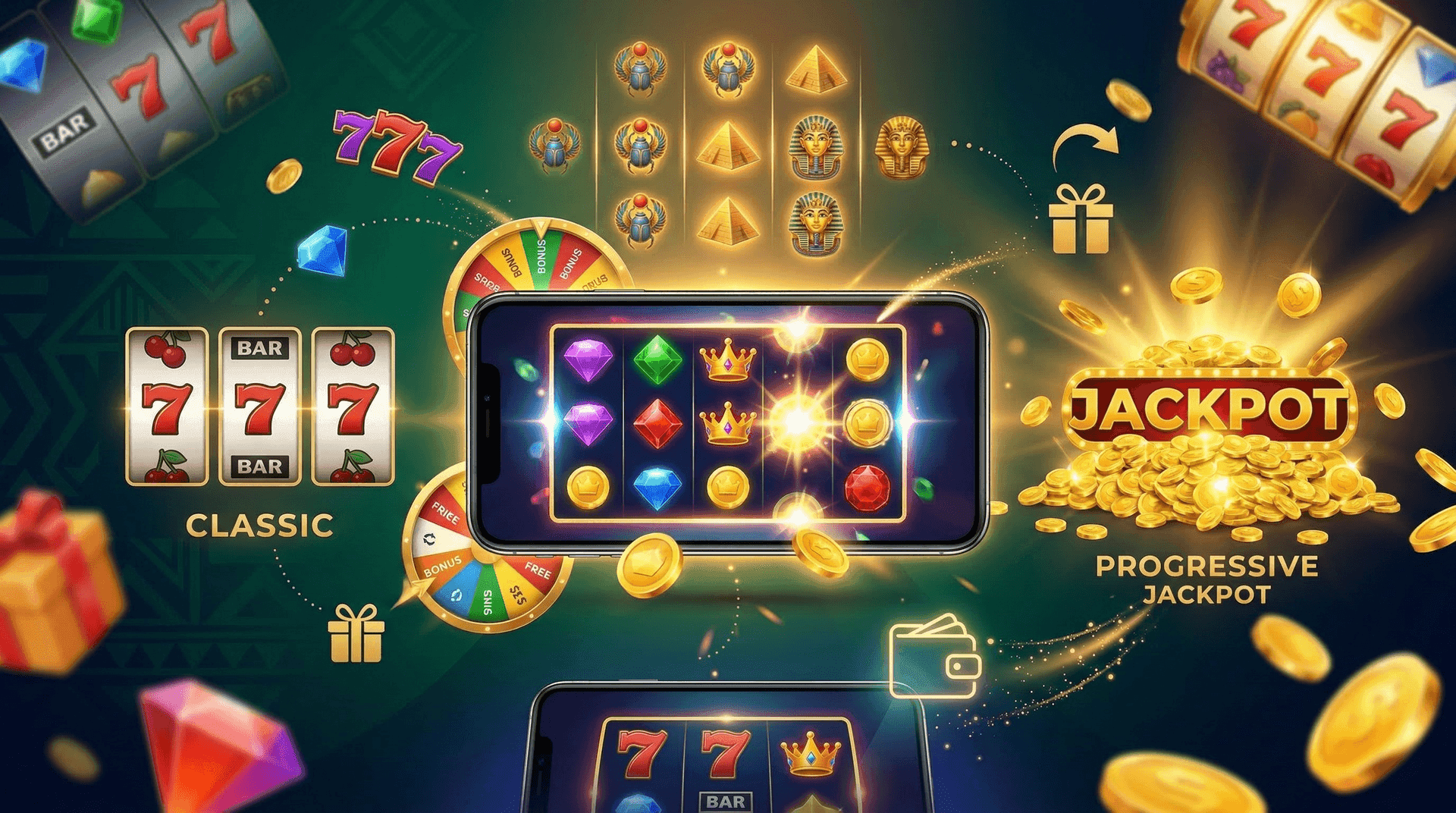 Bonus Round screen online slots Bonus Round screen treasure chests multiplier counter online slots